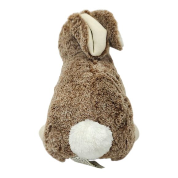 Kellytoy Rabbit 10" Plush Brown Realistic Sparkle Eyes Pink Nose Soft Stuffed To - Picture 6 of 12